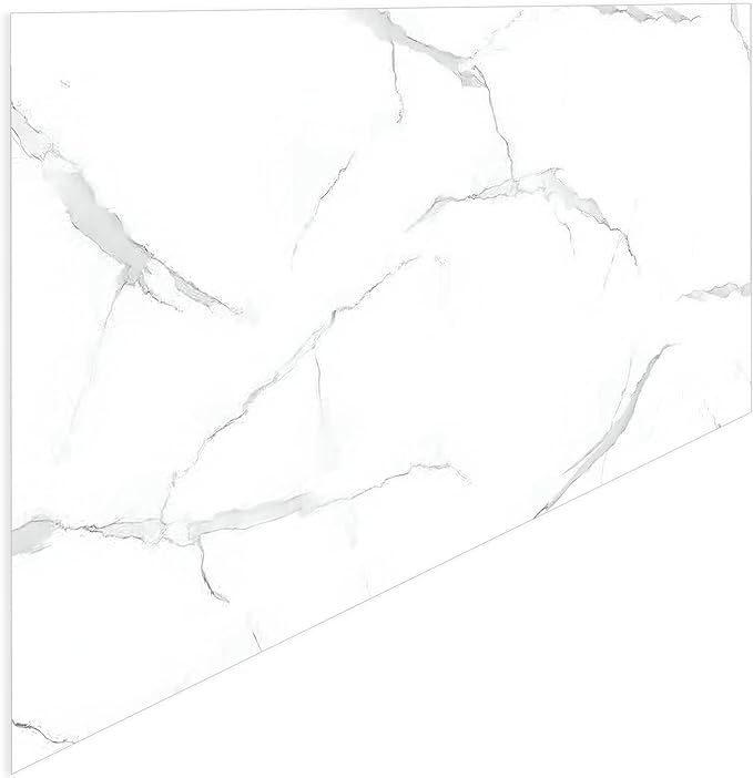 Dundee Deco Faux Marble Wall Panels - 2 ft X 4 ft - Glossy