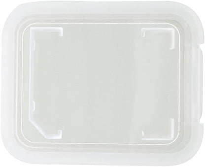 Plastic Memory Card Storage Case Compatible with SD MMC/SDHC PRO Duo White (20 PCS)