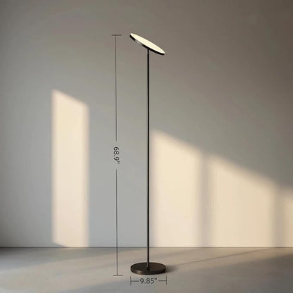 JOOFO Floor Lamp, 30W/2400LM Sky LED Modern Torchiere 3 Color Temperatures