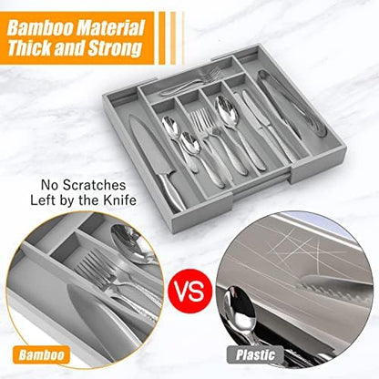 Kitchen Silverware Drawer Organizer and Storage Best Grandpa Grandfather Elder Men Father Day Grandparents Great Papaw Peepaw Grampy Pawpaw Granddad Happy Birthday Christmas Xmas Unique Cool Gifts