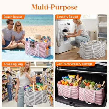 Lifewit Large Tote bag, Reusable Shopping Grocery Bags