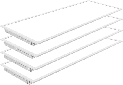 NUWATT 4 Pack 1x4 LED Panel for Drop-in Ceiling, 3000K Warm White, Super Bright