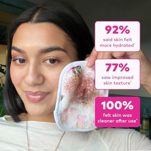 The Original MakeUp Eraser 7-Day Set, Erase All Makeup with Just Water, Including Waterproof Mascara, Eyeliner, Foundation, Lipstick, Sunscreen, and More! Coffee Break, 7ct.