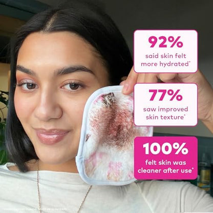 The Original MakeUp Eraser 7-Day Set, Erase All Makeup with Just Water, Including Waterproof Mascara, Eyeliner, Foundation, Lipstick, Sunscreen, and More! Coffee Break, 7ct.