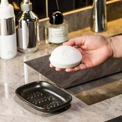 Miamolo Soap Dish for Bathroom, Bar Soap Holder for Shampoo Bars, Sponges
