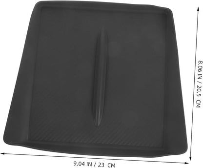 BESTOYARD Center Console -Skid Cordless Charging Pad for Silicone Charger Mat for Secure Phone Charging Car Interior