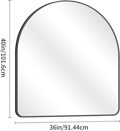 Arched Bathroom Mirror, Wall Mounted Mirror, Living Room, Vertically Hanging