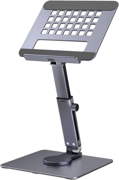 GuaziV 360° Adjustable Tablet Stand - Ergonomic Foldable Holder for iPad 10.2-12.9”, Kindle, Phones 4-13”, Anti-Slip Desktop Mount for Work, Cooking, Gaming & Reading