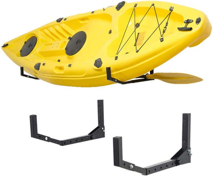 Wallmaster Kayak Storage Hooks Hangers, Adjustable Kayak Garage Storage Rack Wall Mount Heavy Duty Hooks for Canoe, Kayak, Paddle Board, Surfboard, Snowboard