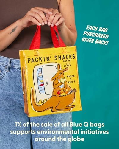 Blue Q Handy Tote Bag - Funny Reycled & Reusable Tote Bag