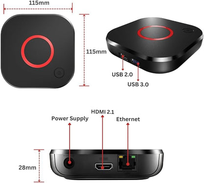 Raxxio MAG544w3 TV Set-Top Box