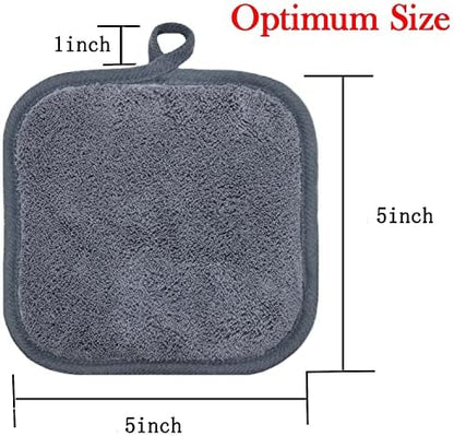 Makeup Remover Cloths Face Pads Reusable Microfiber Facial Cleansing Cloths