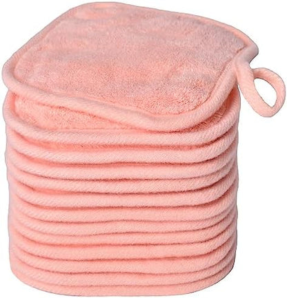 Makeup Remover Cloths Face Pads Reusable Microfiber Facial Cleansing Cloths