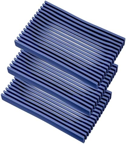 Aoheuo Modern Minimalist Soap Dish (3Pack),Drainage Silicone Soap Holder,5.5 Long by 3.15 Wide,0.55 inches high,Used for Kitchen,Bathroom,and Bar Sink(Blue,Blue,Blue)