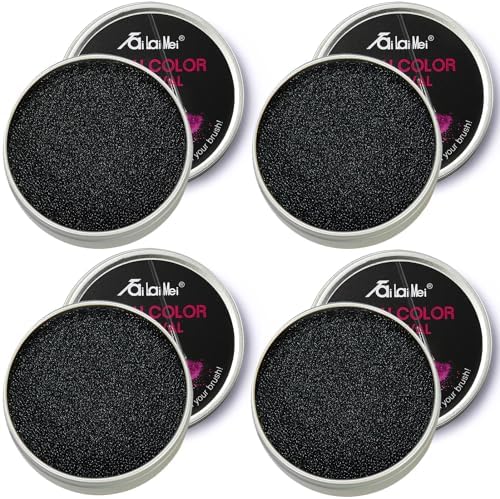 TailaiMei 4 Pack Color Removal Cleaner Sponge, Quickly & Easily Clean Makeup Brushes Without Water or Chemical Solutions Eliminating Drying Time - Switch Eyeshadow Colored Immediately