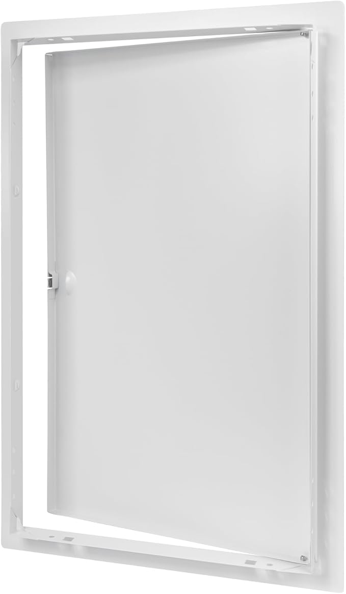 12" x 20" White Metal Access Panel. Service Shaft Door Panel. Plumbing