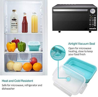 Alimat PluS 3 Pack 27oz Silicone Collapsible Food Storage Containers