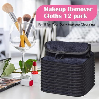Makeup Remover Cloths Face Pads Reusable Microfiber Facial Cleansing Cloths