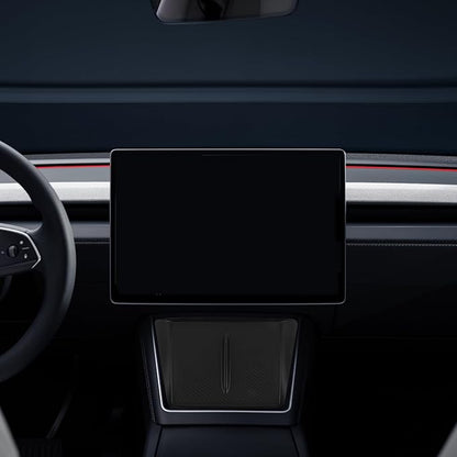 Wireless Charging Pad for Center Console Mat Nonslip Silicone Phone Accessory for Car Interior