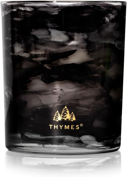 Thymes Noir Woods Scented Candles for Home Decor – Notes of Fresh Evergreen, Smoky Wood & Golden Amber – Luxury Home Fragrance Gifts for Women & Men – Burns Up to 40 Hrs (Boxed Votive Candle, 6.5 oz)