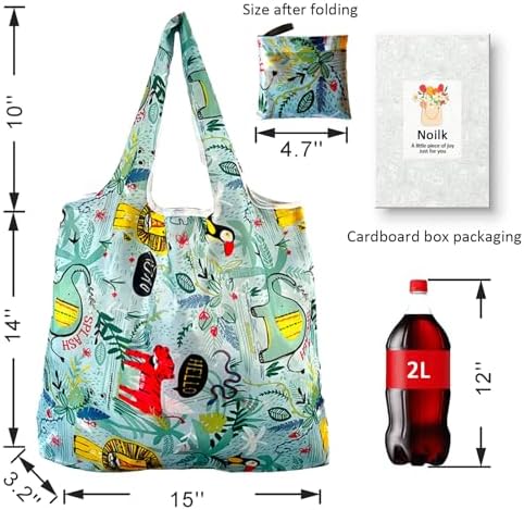 Aesthetic Printed Tote Bags, Lightweight Foldable Reusable Carry Bags, Stylish Personalized Storage Handbags for Travel, Camping, Supermarket & Daily Outdoor Use
