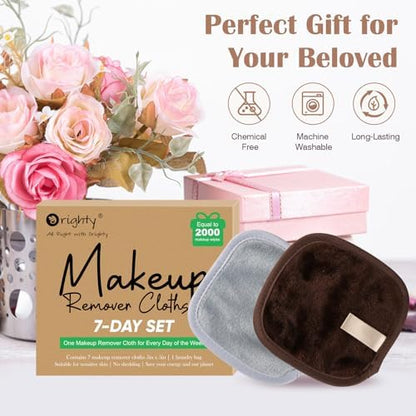 Orighty Makeup Remover Cloths 7-Day Set, Makeup Remover Pads