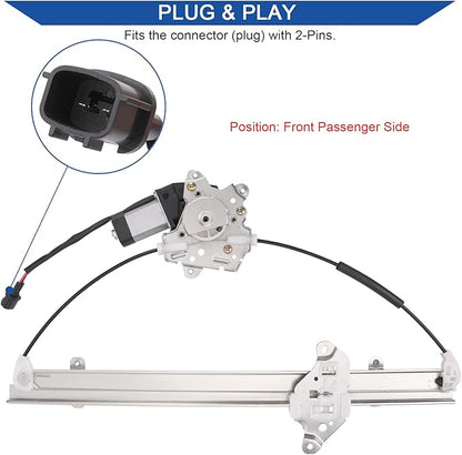 Obaee 741-349 Front Passenger Side Power Window Lift Regulator
