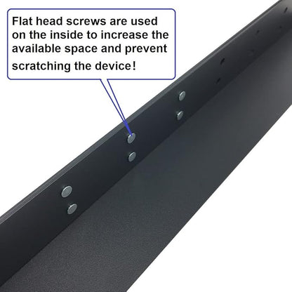 QiaoYoubang 1U Universal Rack Mount Rails- 4-Post Server Rack Shelf Rail 16-29