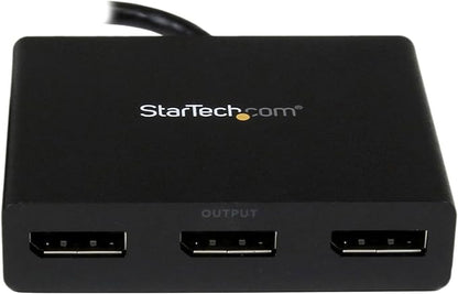 StarTech.com 3-Port DisplayPort 1.2 Splitter, DisplayPort to 3x DP