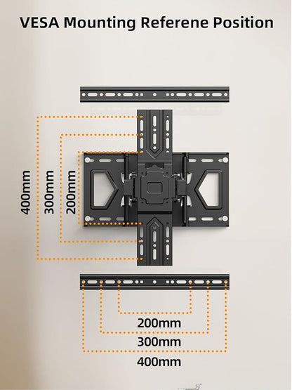 USX MOUNT Ultra Slim TV Wall Mount 37-75 Inch TVs Mount