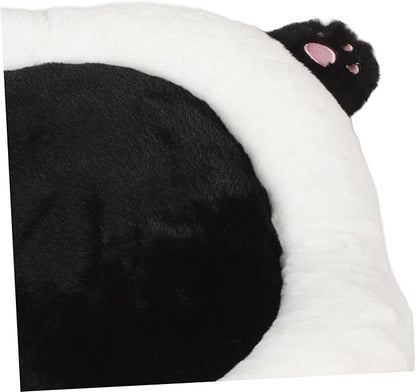 GLEAVI Cute Panda Car Seat Cushion Lumbar Support Pillow for Adults Pads for Cars Trucks Suvs Fun Cartoon Design for Enhanced Comfort and Easy Cleaning