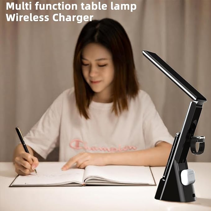 IHAO 6in1 Multifunctional Foldable LED Desk Lamp