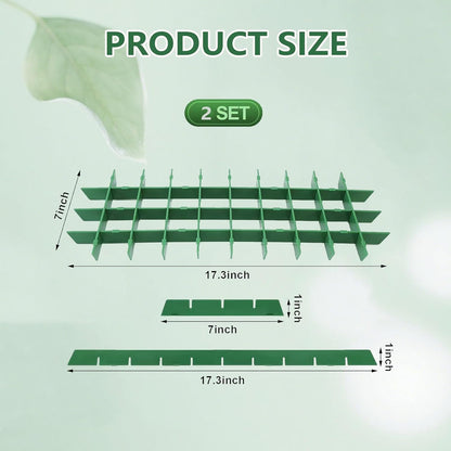 2 Sets Freeze Dryer Tray Dividers Medium, Freeze Dryer Accessories for Harvest Right, Non-Stick Dividers for Fruits, Vegetables, Meals(Green)