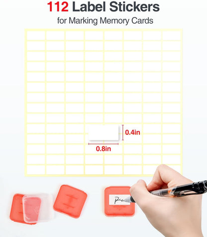Luxtude SD Card Holder Case, Hard Memory Card Cases, 42 SD Holders, 14 TF Holders, 56 Slots