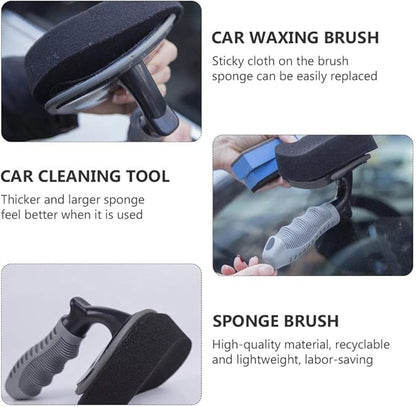 Tire Pad Tire Sponge Wax Applicator Car Detailing Reusable Cleaning Detailing Waxing