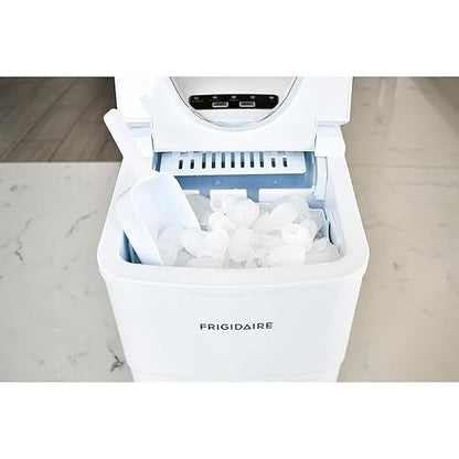 Frigidaire EFIC108 Counter top Portable, 26 lb per Day Compact Ice Maker Machine