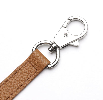 Dog Treat Pouch for Training - Wide Opening & Drawstring Closure, Hands-Free Waist Bag with Belt Clip/Carabiner, Portable Pet Snack Holder for Walking, Hiking (Brown)