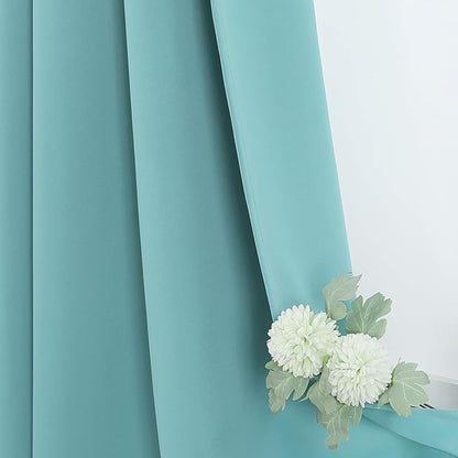 ChrisDowa Blackout Curtains 102 inches Long