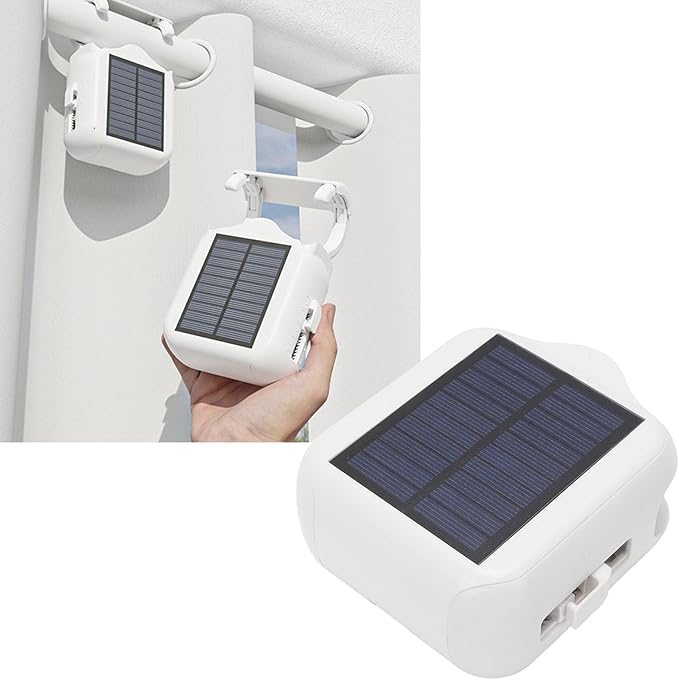 Diydeg Smart Curtain Motor, Solar Powered APP Remote Control Automatic Curtain