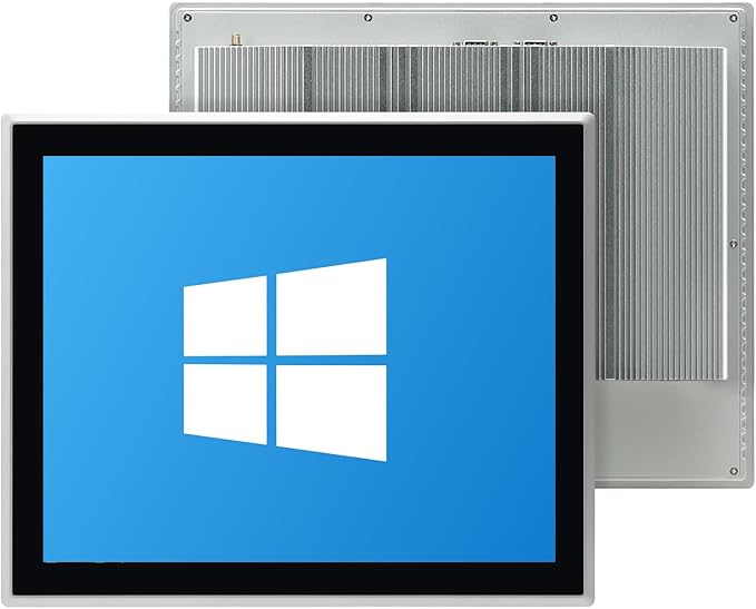 17-Inch Industrial Embedded Panel PC, Ratio 4:3 Multi-Touchscreen-Monitor