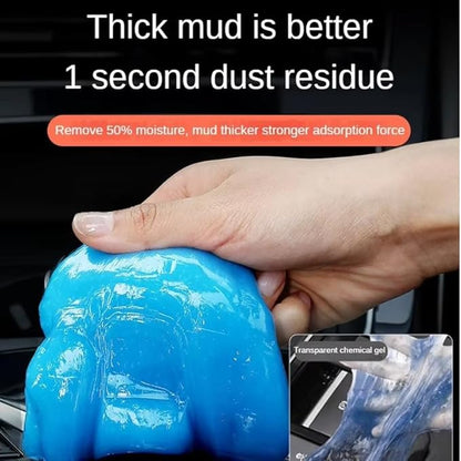Car Cleaning Gel Compatible with Hyundai Kona EV, 200g Detailing Putty for Auto Vents, Dashboard, Cup Holders - Reusable Multifunctional Dust Remover,200g*2