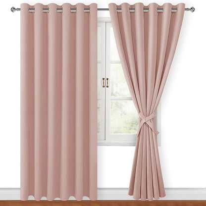 Hiasan Room Darkening Curtains for Bedroom, 70 x 84 Inches