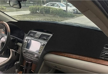 x xotic tech Center Console Dashboard Mat Pre-Cut Non-Slip Sunshield Sun Glare Protector Dash Carpet Pad Black Cover Compatible with Toyota Camry 2007-2011