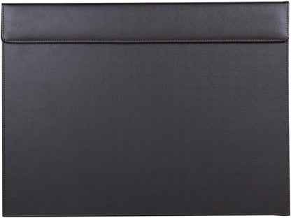 KINGFOM 18''x14'' Large Rectangle A3 Desk Writing & Drawing Desk Pad &Board Table Protector Mat with Paper Clip on Top Brown