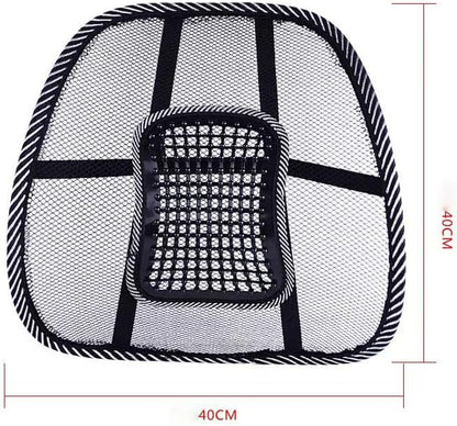 Mesh Lumbar Support for Honda CR-V Hybrid 2020-2025, Breathable Summer Car Back Cushion with Massage Beads Ergonomic Driving Seat Posture Corrector Pad