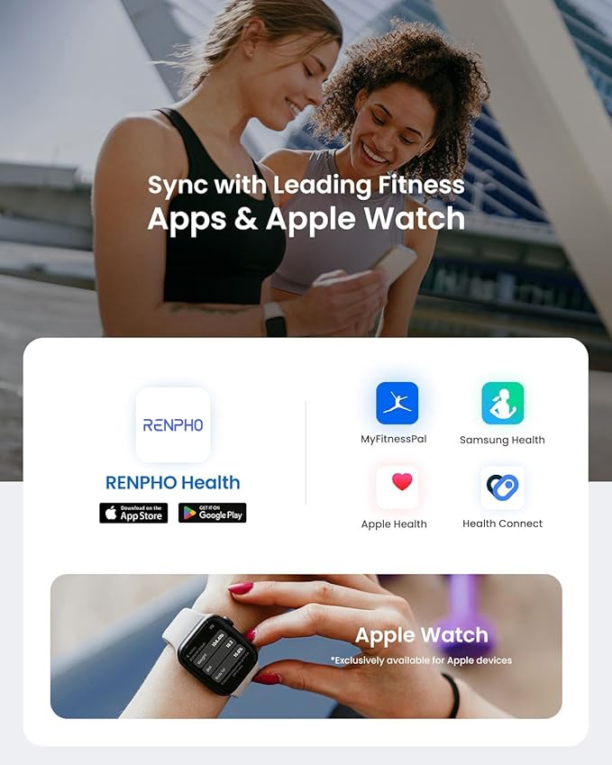 RENPHO Smart Scale for Body Weight, Digital Bathroom Scale BMI Weighing
