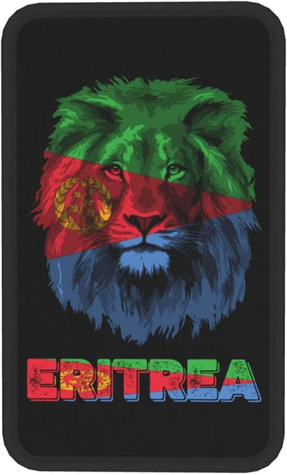Vintage Eritrea Eritrean Flag Lion Head Auto Center Console Armrest Cover Car Handrail Box Cushion Pad Mat Universal Fit Most Vehicle Sedan Truck SUV Soft Comfort Decor Accessories