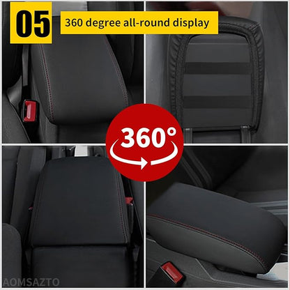 AOMSAZTO Armrest Covers for 2021 2020 2019 2018 2017 2016 Jeep Cherokee Console Cushion for Jeeps