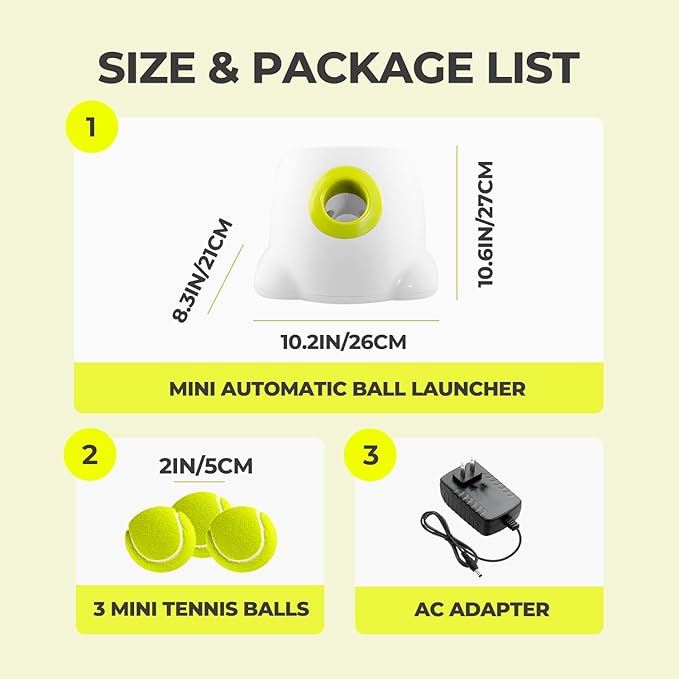 ALL FOR PAWS Original Dog Automatic Ball Launcher for Small and Medium Dogs