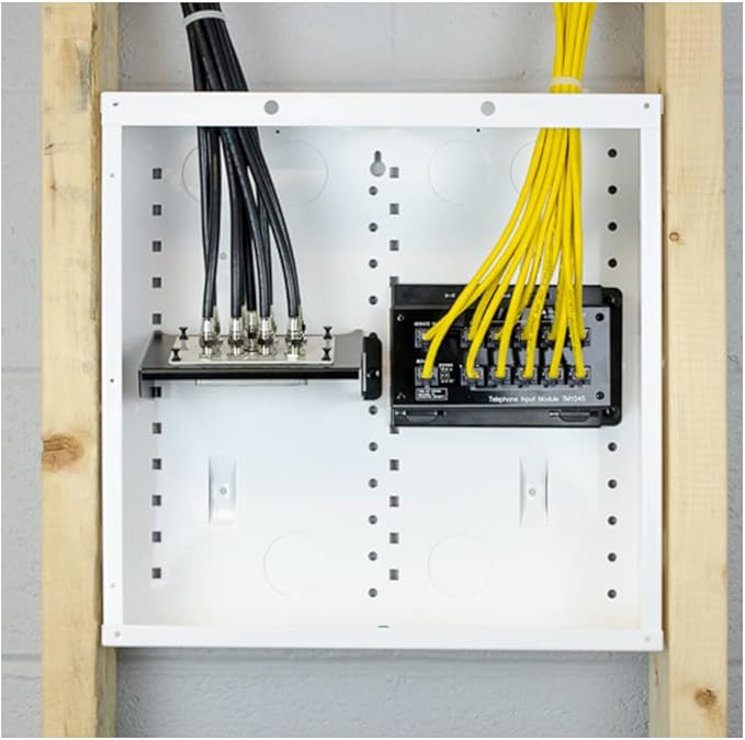 Legrand - OnQ 14 Inch Cable Management, Structured Media Box, In-Wall Enclosure